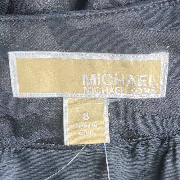 Michael Kors Womens Sheath Dress Black Sleeveless Elegant Size 6 NEW - Picture 7 of 11